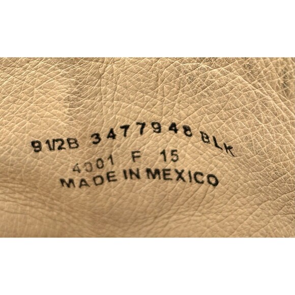 Frye Women’s Western 9 1/2 Black Leather Tabitha Harness Short Ankle Boots - Picture 8 of 8